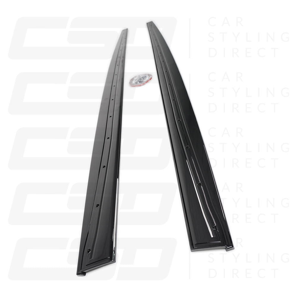 BMW 4 SERIES F32/F33/F36 GLOSS BLACK SIDE SKIRTS MP STYLE