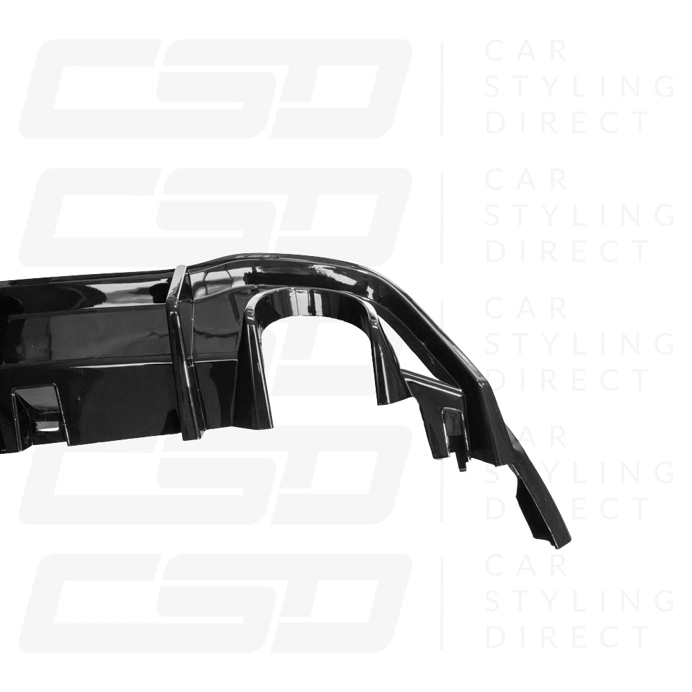VOLKSWAGEN GOLF GTI MK8 GLOSS BLACK DIFFUSER (2020+)