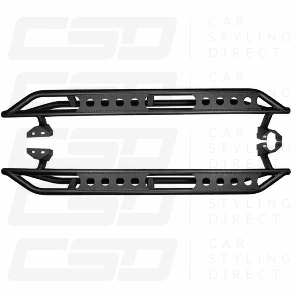 JEEP WRANGLER JL METAL SIDE STEPS V2 (2018-CURRENT)