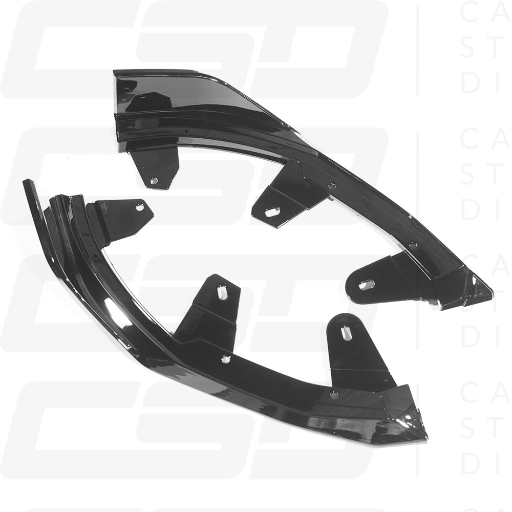 BMW G42 2 SERIES MP STYLE GLOSS BLACK SPLITTER (2022+)