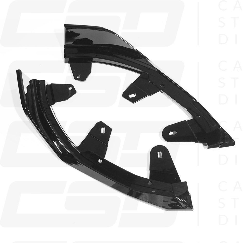 BMW G42 2 SERIES MP STYLE GLOSS BLACK SPLITTER (2022+)