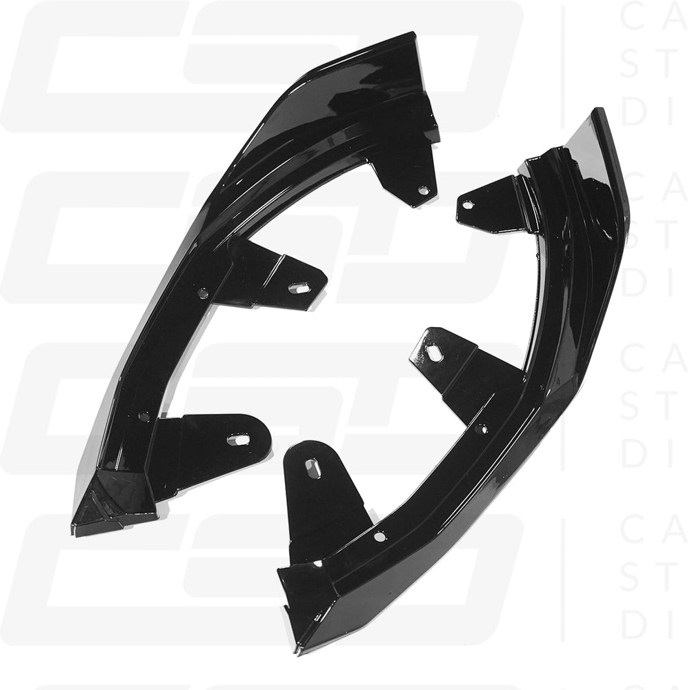 BMW G42 2 SERIES MP STYLE GLOSS BLACK SPLITTER (2022+)