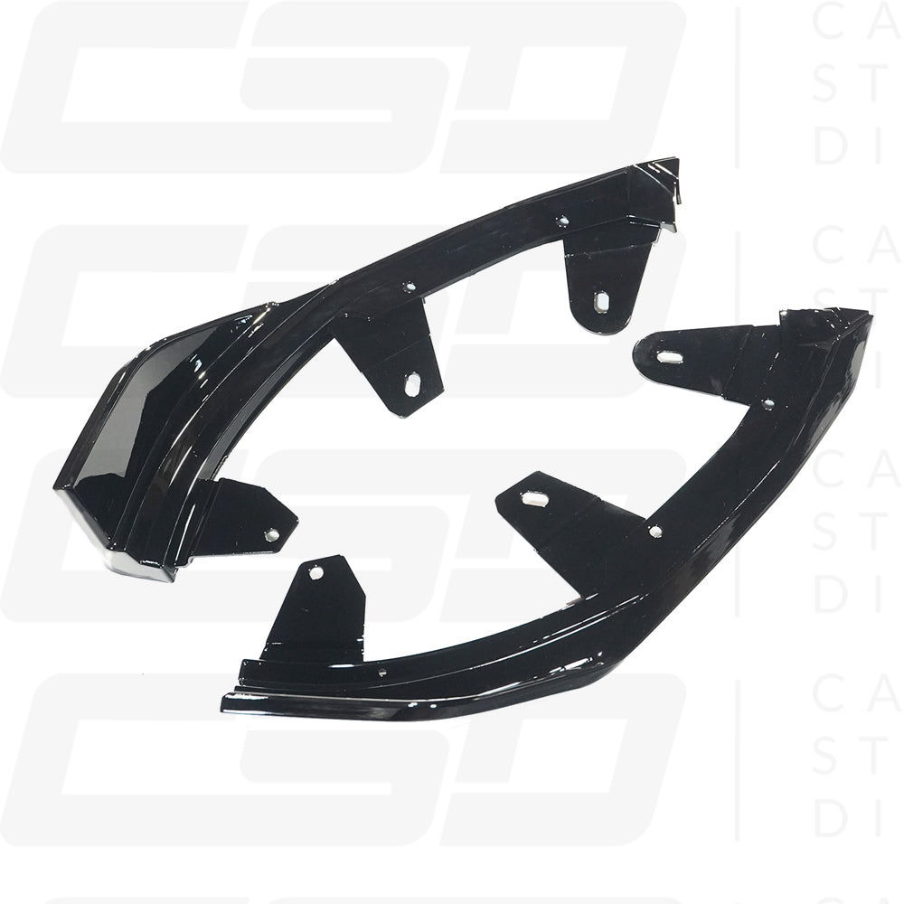 BMW G42 2 SERIES MP STYLE GLOSS BLACK SPLITTER (2022+)