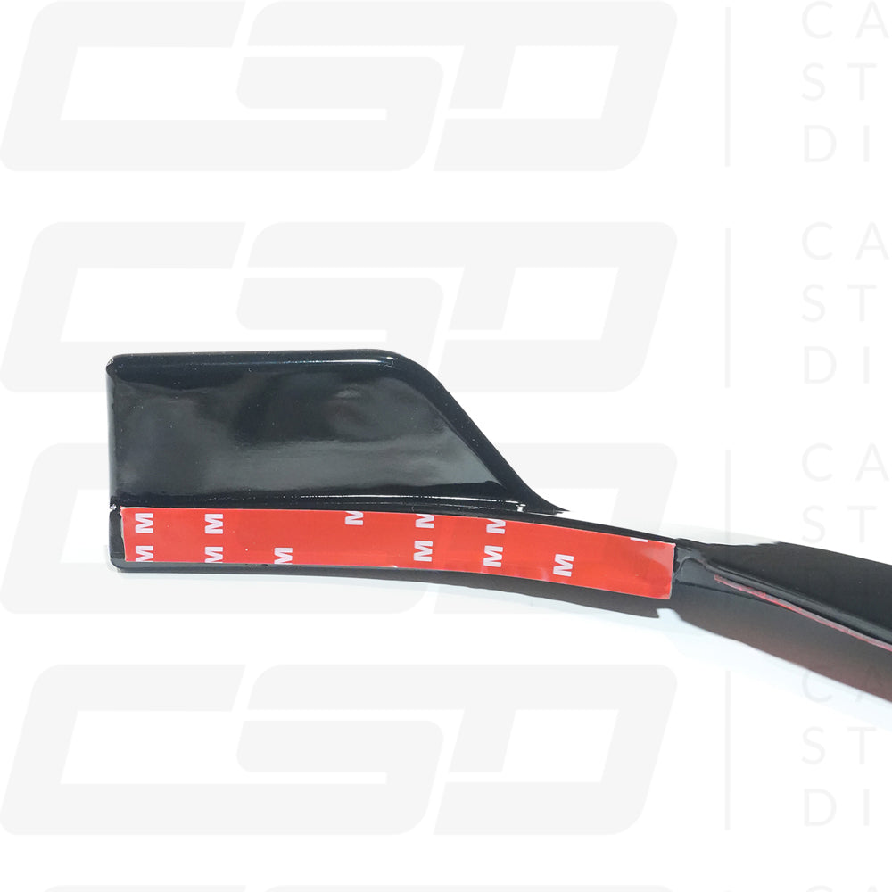 MERCEDES W206 C-CLASS GLOSS BLACK 3-PIECE SPLITTER (2021+)
