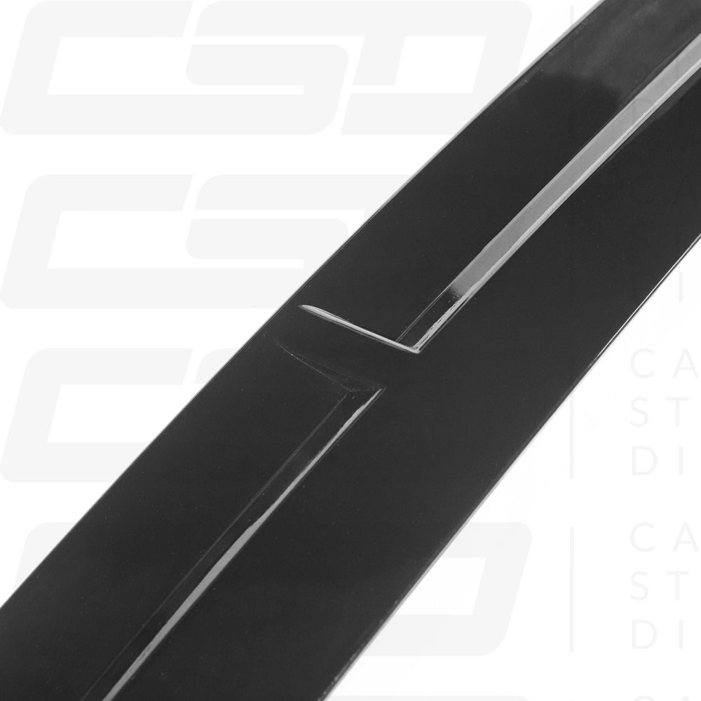 MERCEDES W118 CLA B-STYLE GLOSS BLACK SPLITTER (2019+)