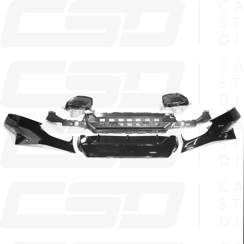 BMW G42 2 SERIES 240i STYLE GLOSS BLACK DIFFUSER WITH TIPS (2021+)