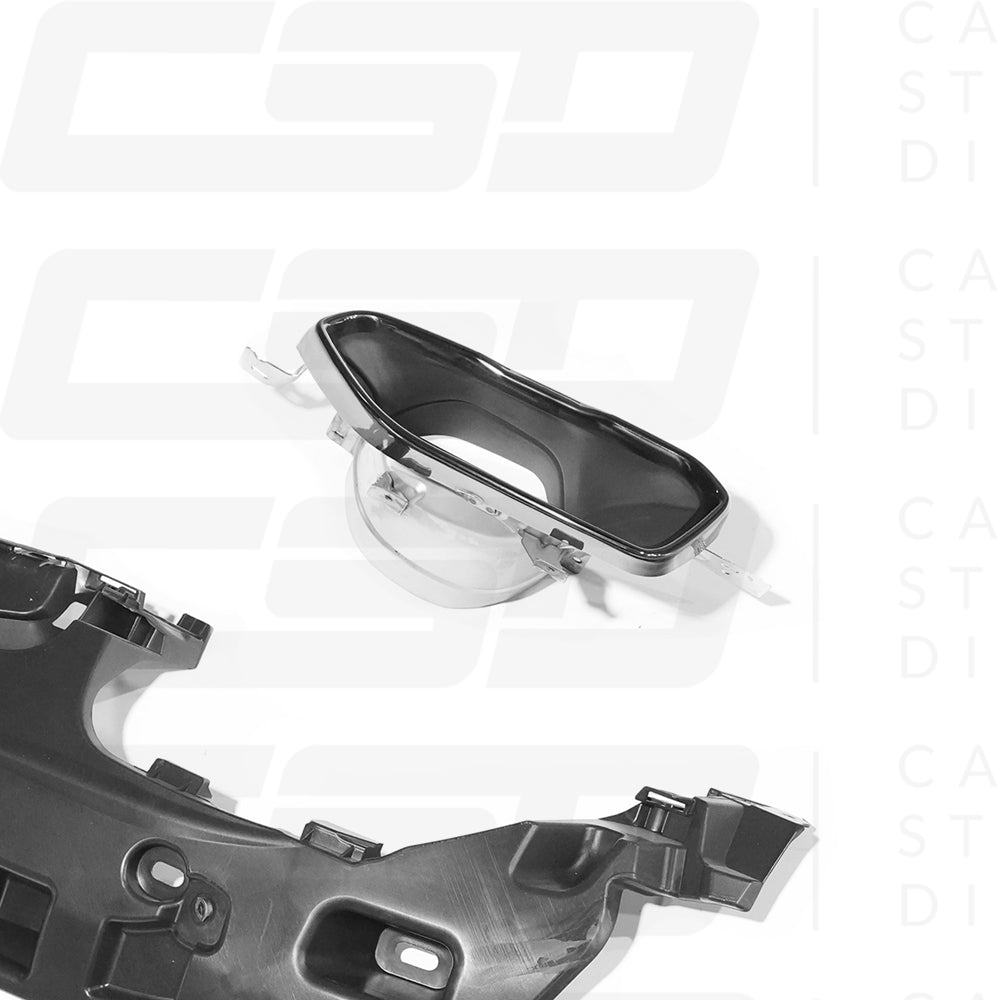 BMW G22/G23 4 SERIES MP STYLE GLOSS BLACK DIFFUSER AND TIPS (2018+)