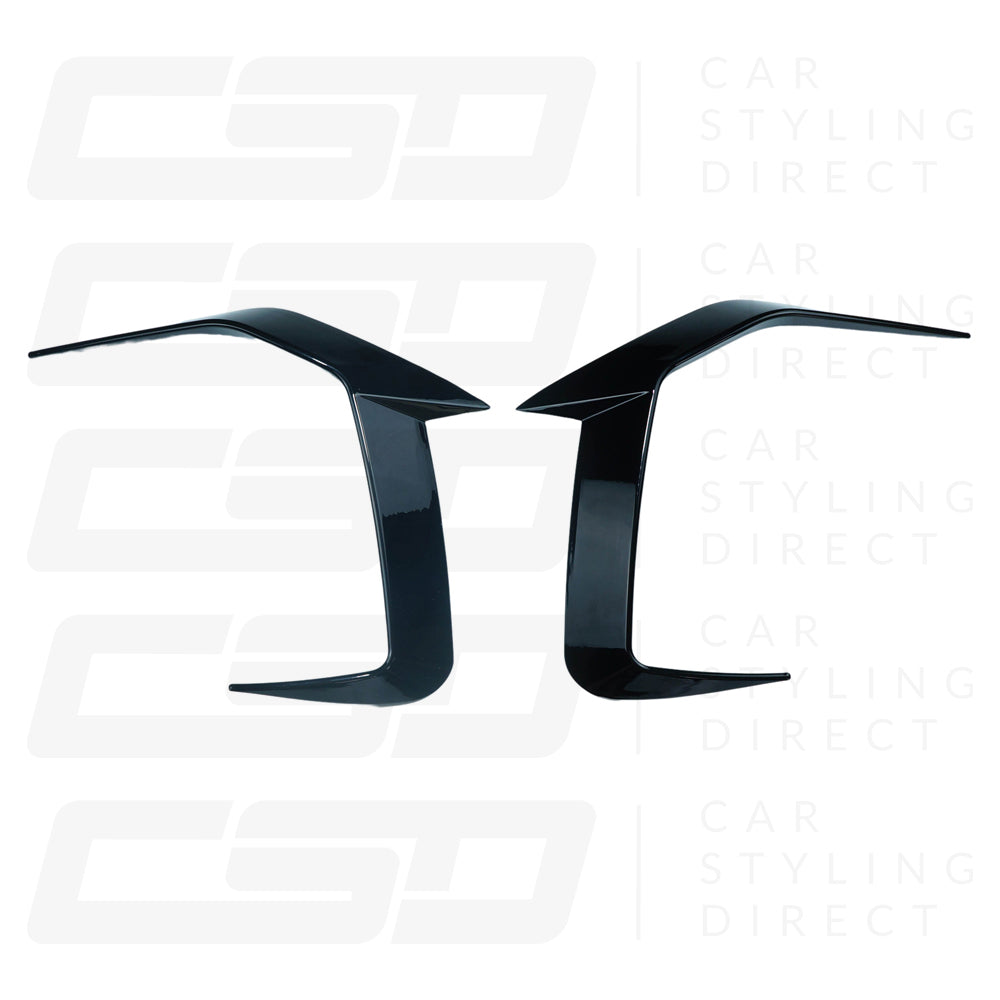 BMW 5 SERIES G60 & i5 GLOSS BLACK FRONT BUMPER CORNERS (2023+)