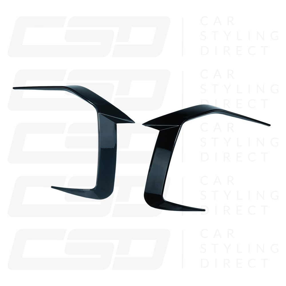 BMW 5 SERIES G60 & i5 GLOSS BLACK FRONT BUMPER CORNERS (2023+)