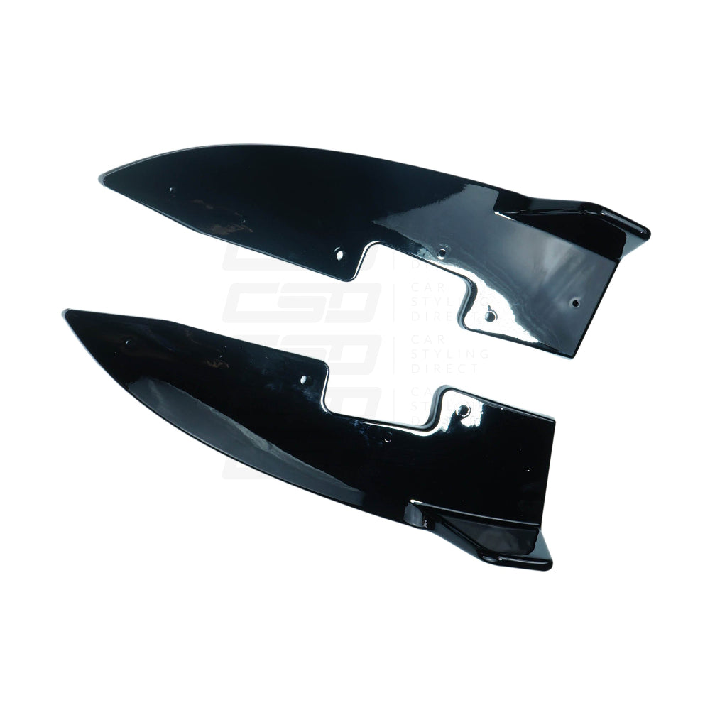 BMW 4 SERIES G22/G23 GLOSS BLACK REAR BUMPER CORNERS (2020+)