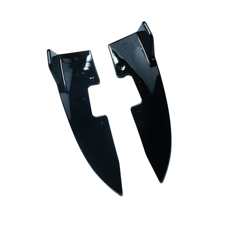 BMW 4 SERIES G22/G23 GLOSS BLACK REAR BUMPER CORNERS (2020+)