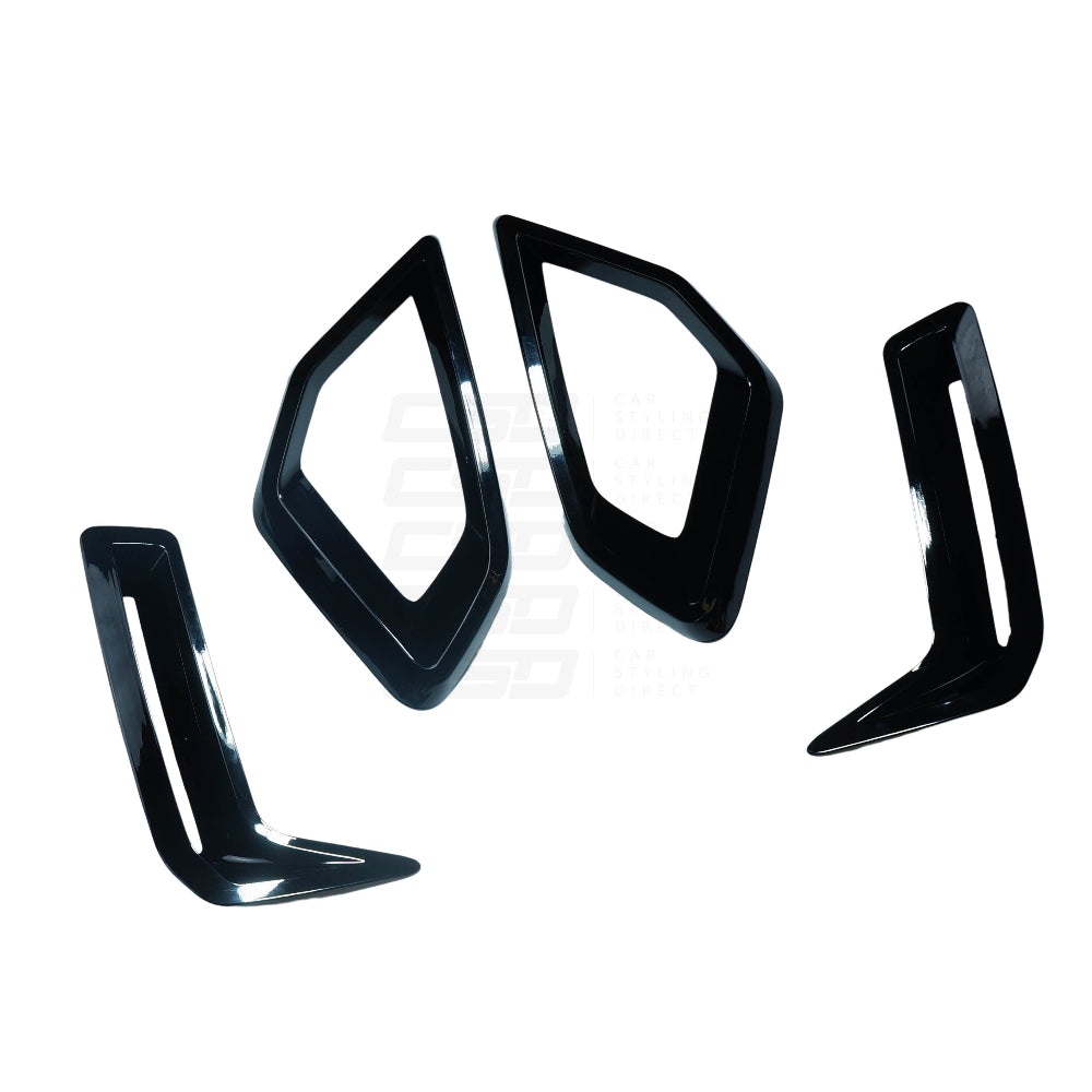 BMW G05 X5 LCI GLOSS BLACK FRONT BUMPER TRIM PACK (2024+)