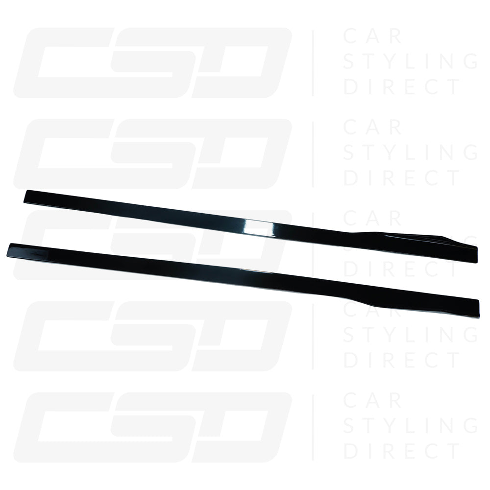 BMW 8 SERIES G16 GRAN COUPE GLOSS BLACK SIDE SKIRTS (2018+)