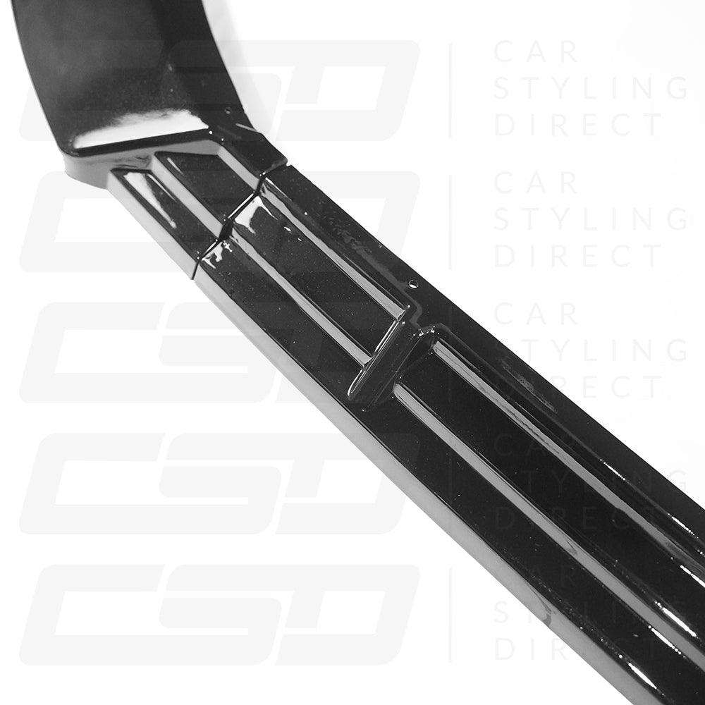 AUDI S3 & A3 8Y S-LINE GLOSS BLACK SPLITTER (2020+)