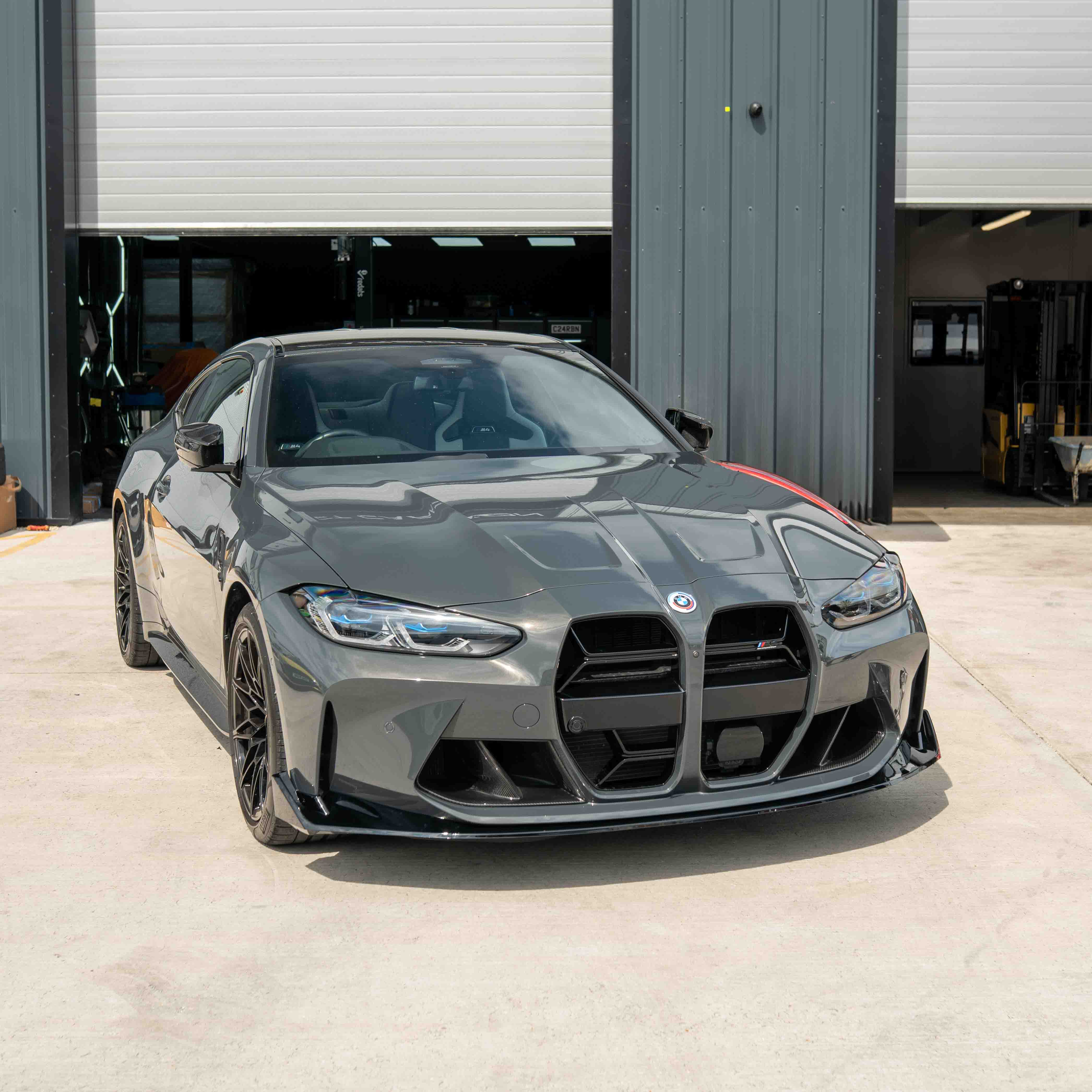 BMW M3 & M4 G80/G81/G82/G83 GLOSS BLACK SPLITTER CSL STYLE