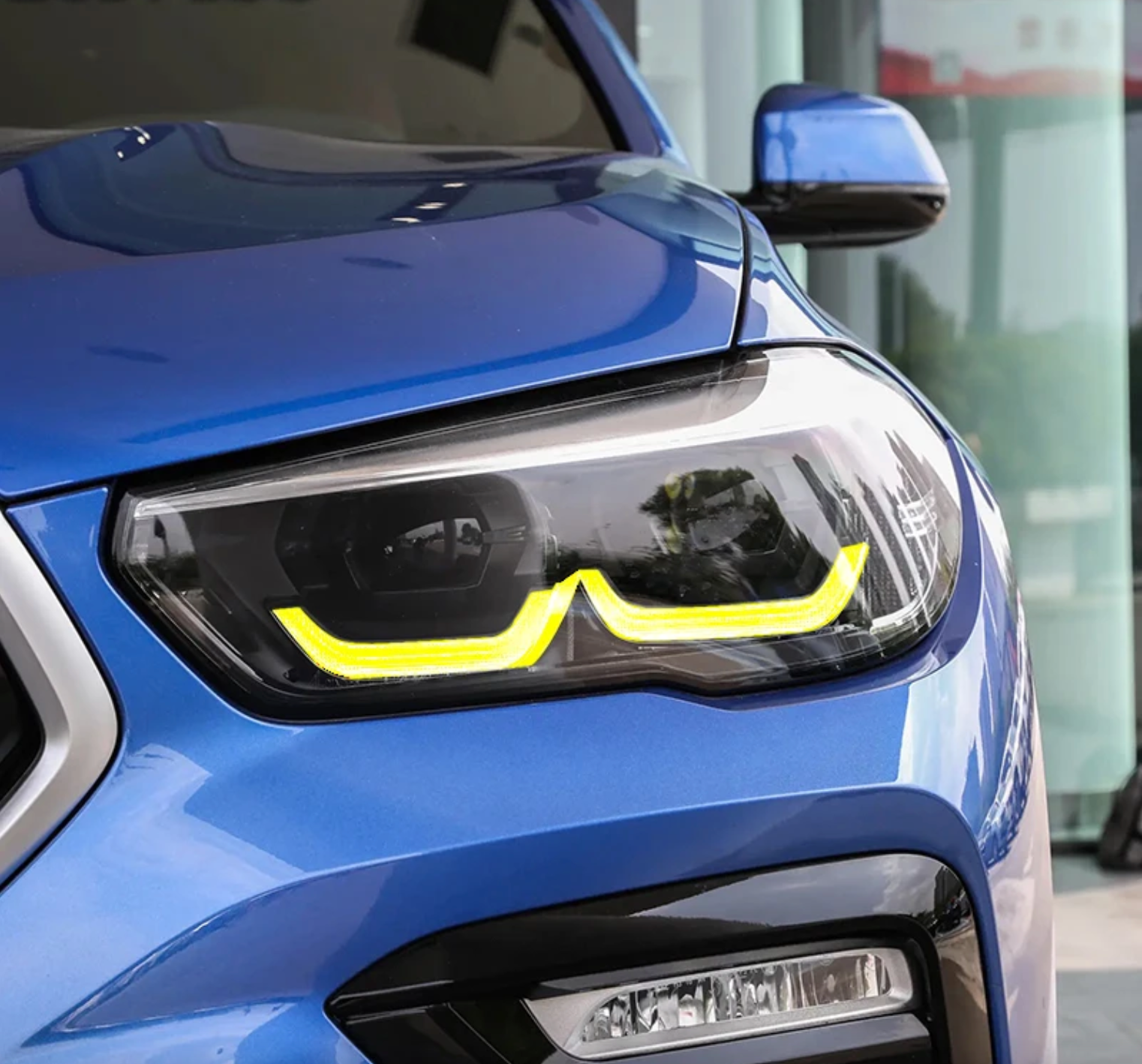 BMW G06 X6 YELLOW ADAPTIVE DRL MODULE SET (2019-2022)