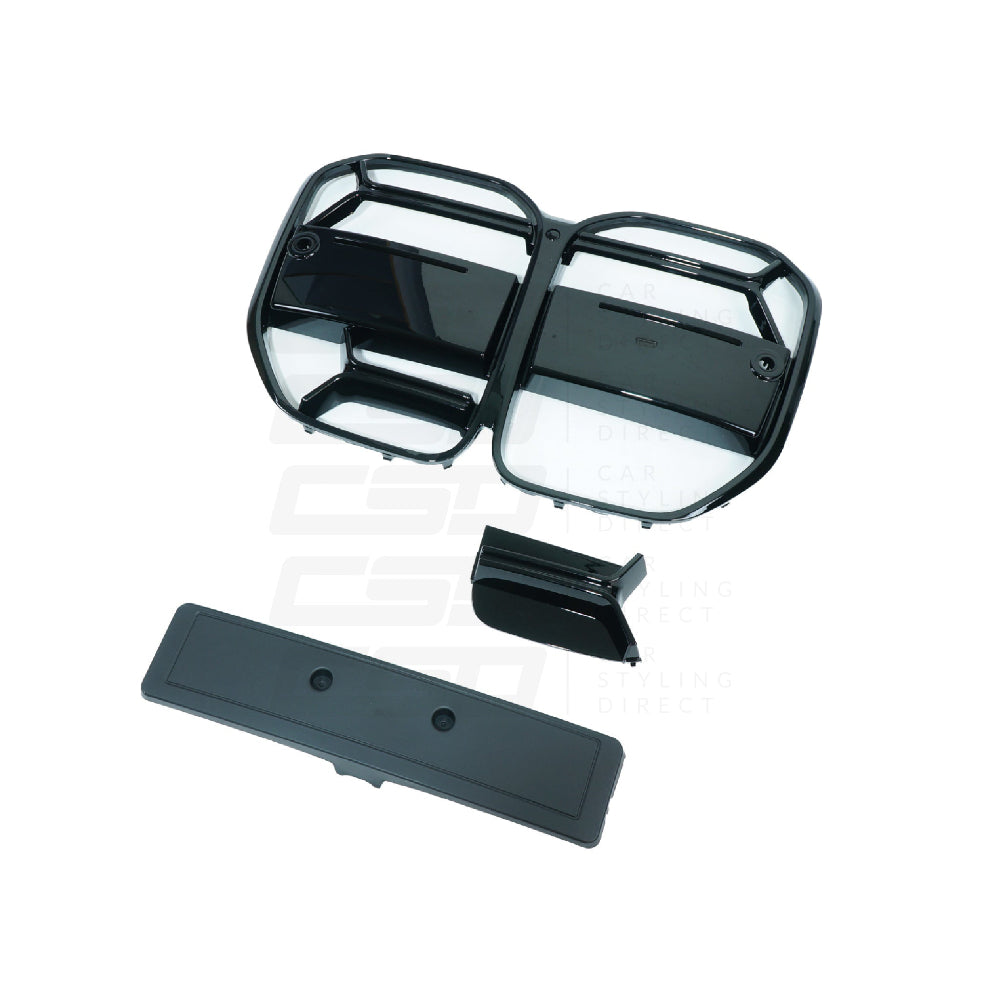 BMW 4 SERIES G22/G23 GLOSS BLACK GRILLE CSL STYLE (2020+)