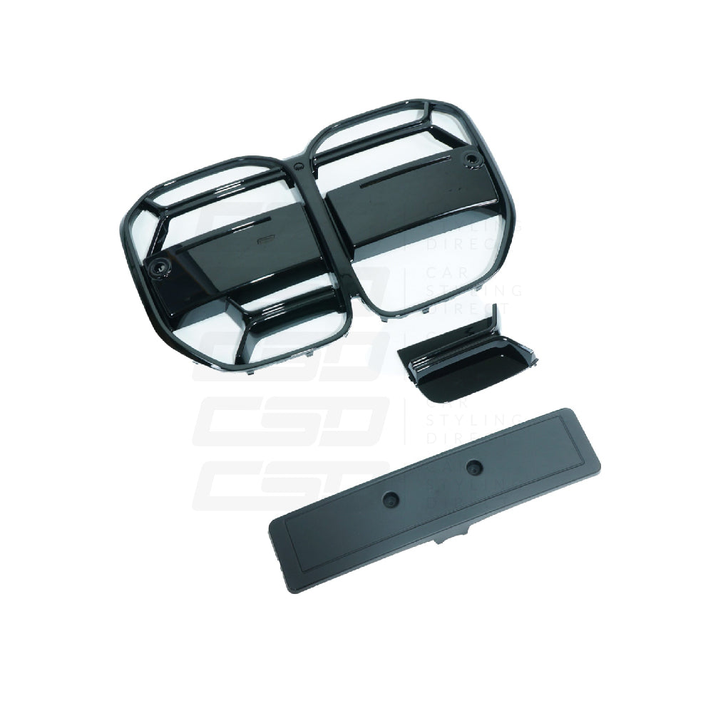 BMW 4 SERIES G22/G23 GLOSS BLACK GRILLE CSL STYLE (2020+)