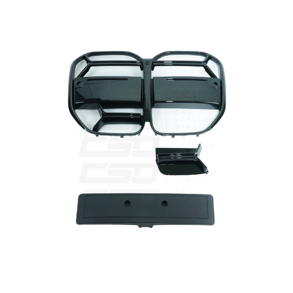 BMW 4 SERIES G22/G23 GLOSS BLACK GRILLE CSL STYLE (2020+)