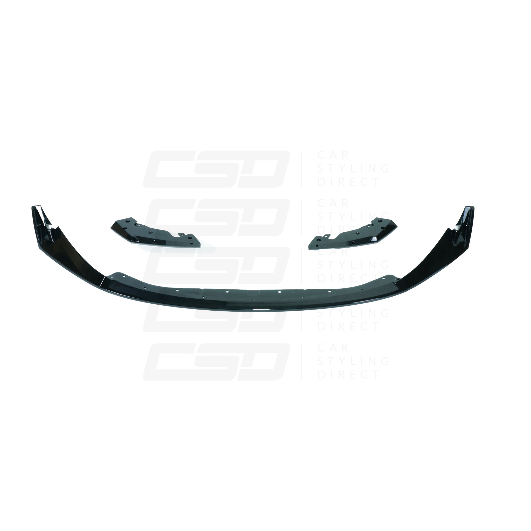 BMW M3 & M4 G80/G81/G82/G83 GLOSS BLACK SPLITTER CSL STYLE