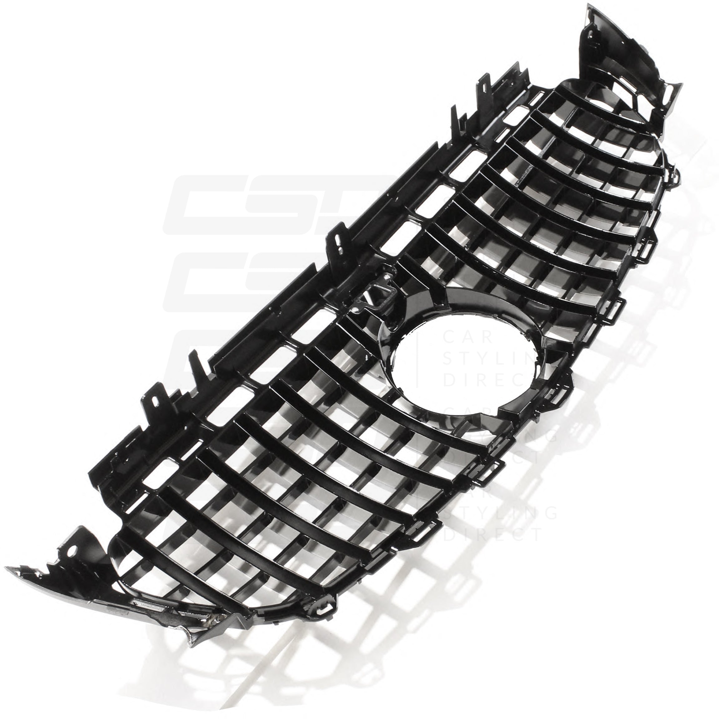 MERCEDES W213 & C238 E-CLASS GLOSS BLACK PANAMERICA GRILLE (2017-2020)