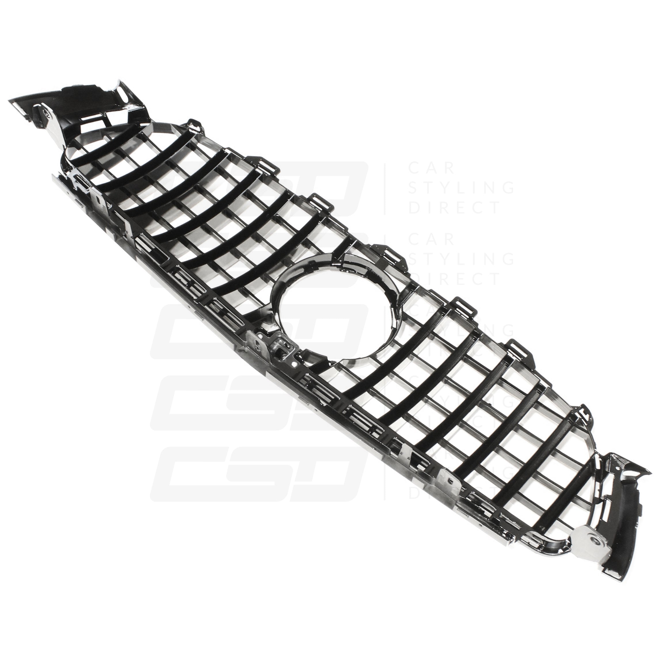 MERCEDES W213 & C238 E-CLASS GLOSS BLACK PANAMERICA GRILLE (2017-2020)