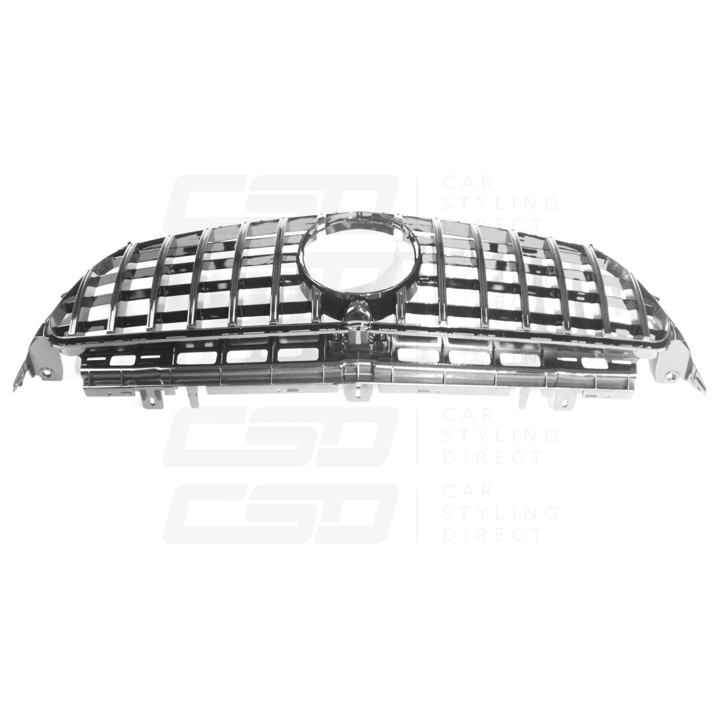 MERCEDES W213 & C238 E-CLASS GLOSS BLACK PANAMERICA GRILLE (2017-2020)