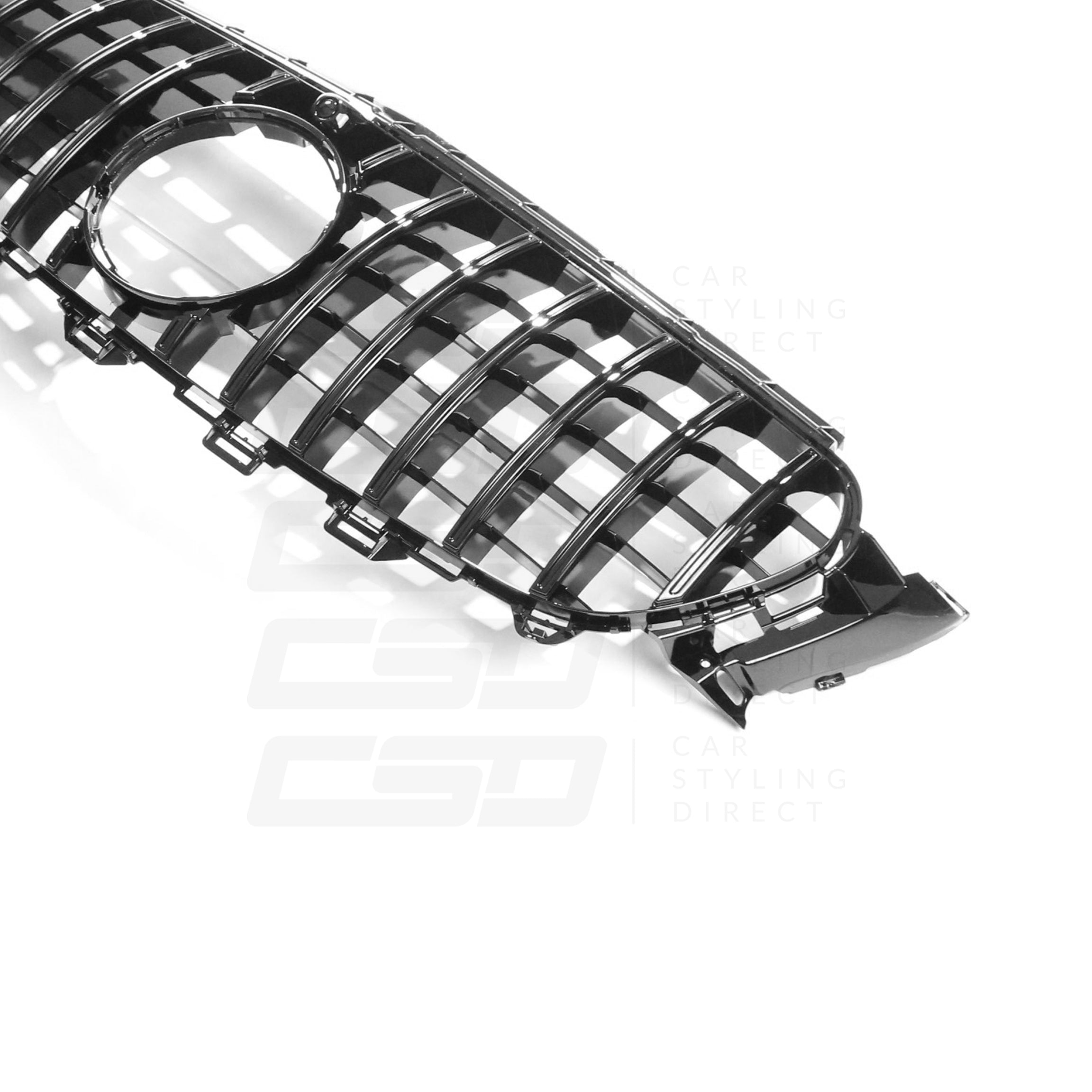 MERCEDES W213 & C238 E-CLASS GLOSS BLACK PANAMERICA GRILLE (2017-2020)