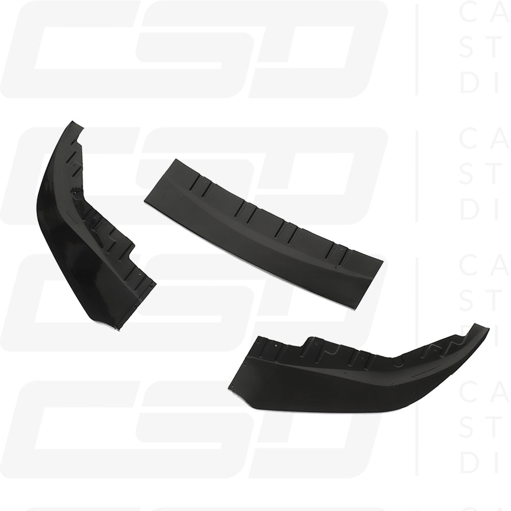 BMW G20 & G21 3 SERIES V2 GLOSS BLACK SPLITTER (2018-2021)