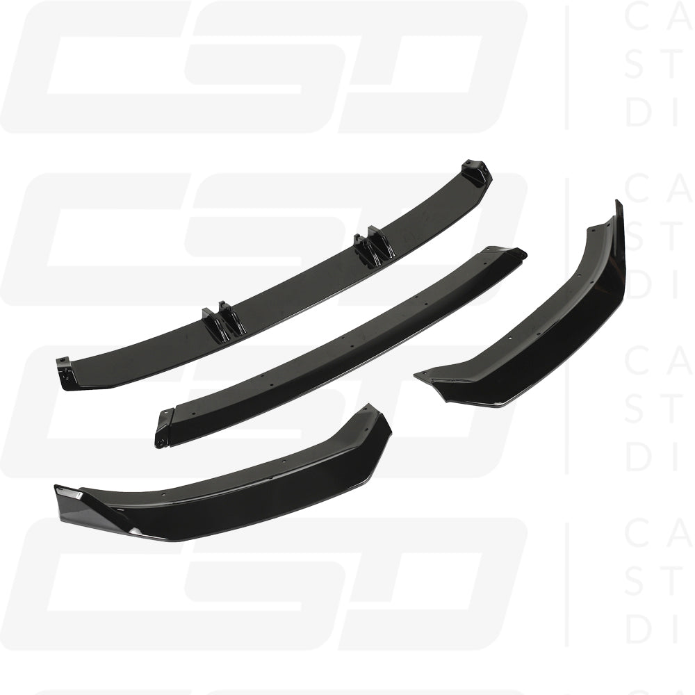 AUDI A3 S-LINE & S3 8V FACELIFT GLOSS BLACK SPLITTER V3 (2017-2020)