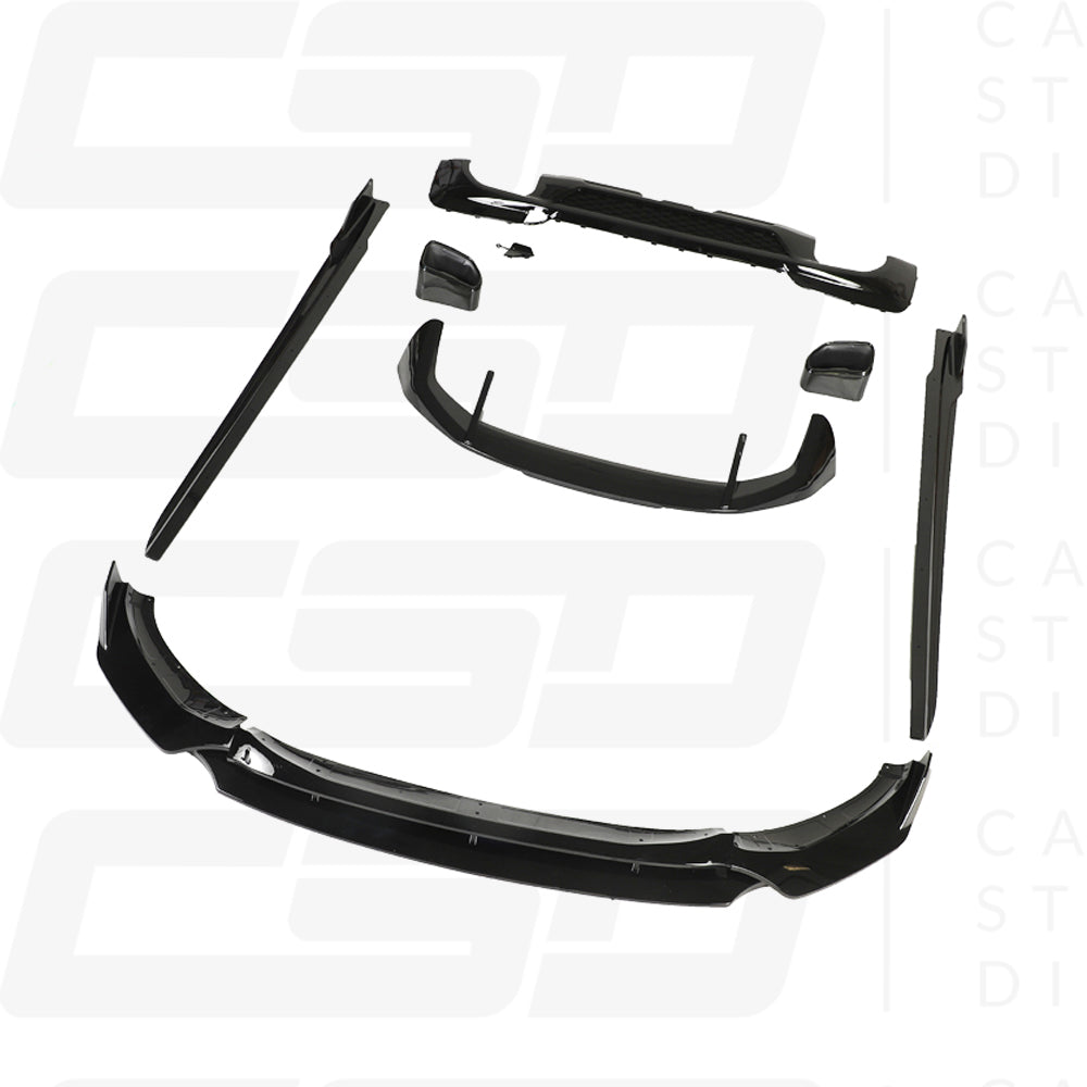 BMW X3 G01 FULL GLOSS BLACK KIT WITH TIPS (2017-2020)