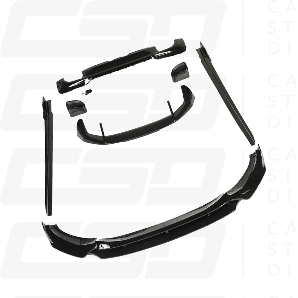 BMW X3 G01 FULL GLOSS BLACK KIT WITH TIPS (2017-2020)