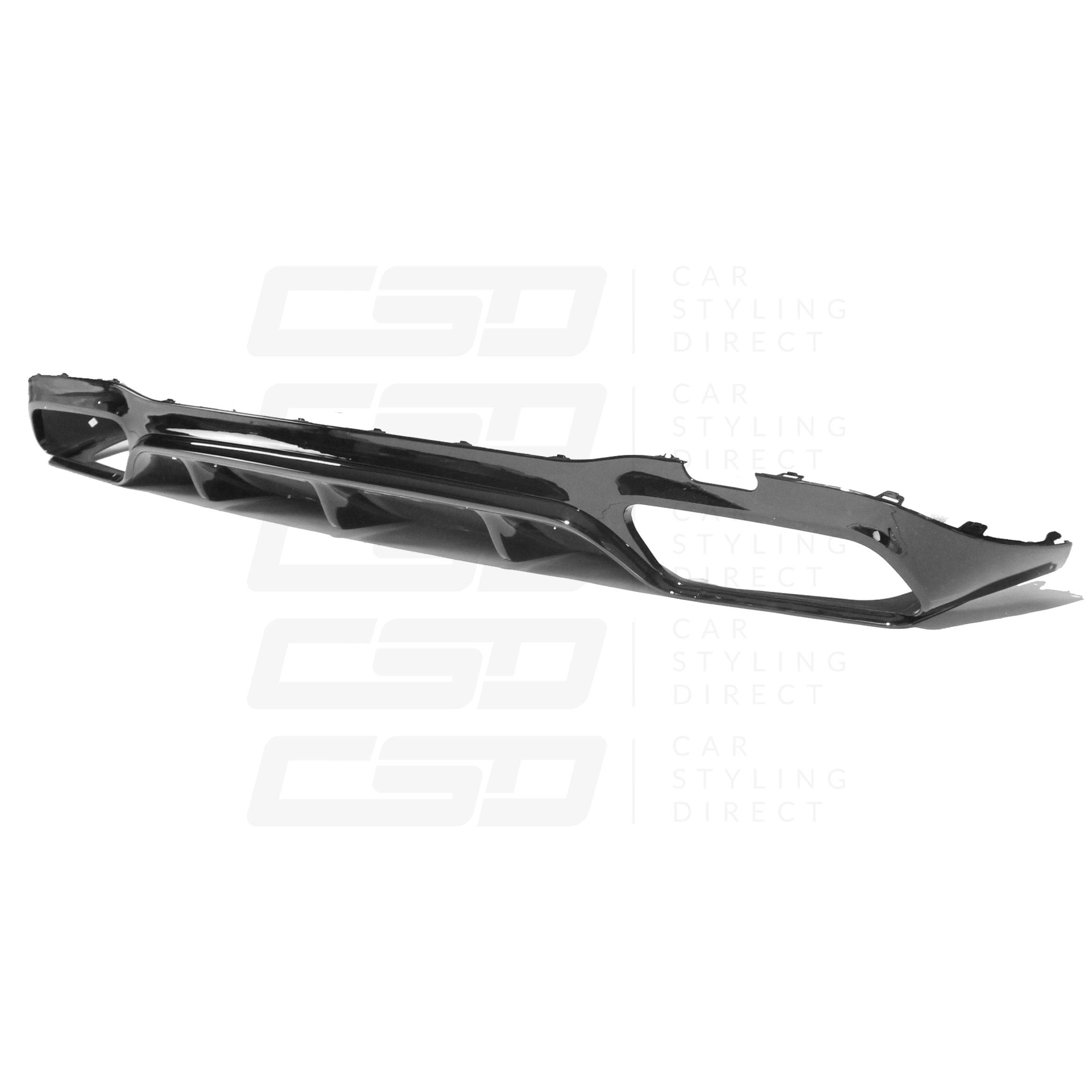 MERCEDES W213 E-CLASS GLOSS BLACK DIFFUSER & TIPS (2017-2020)