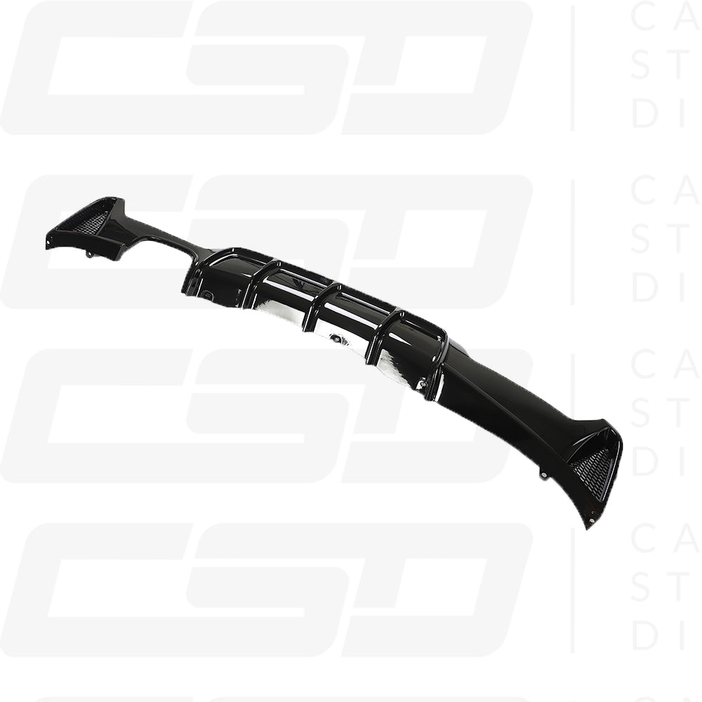 BMW F32/F33 & F36 4 SERIES GLOSS BLACK TWIN LEFT EXHAUST DIFFUSER (2013-2020)