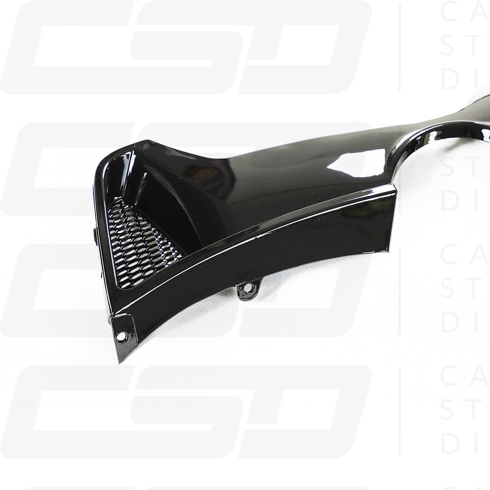 BMW F32/F33/F36 4 SERIES DUAL EXIT GLOSS BLACK DIFFUSER (2013-2020)