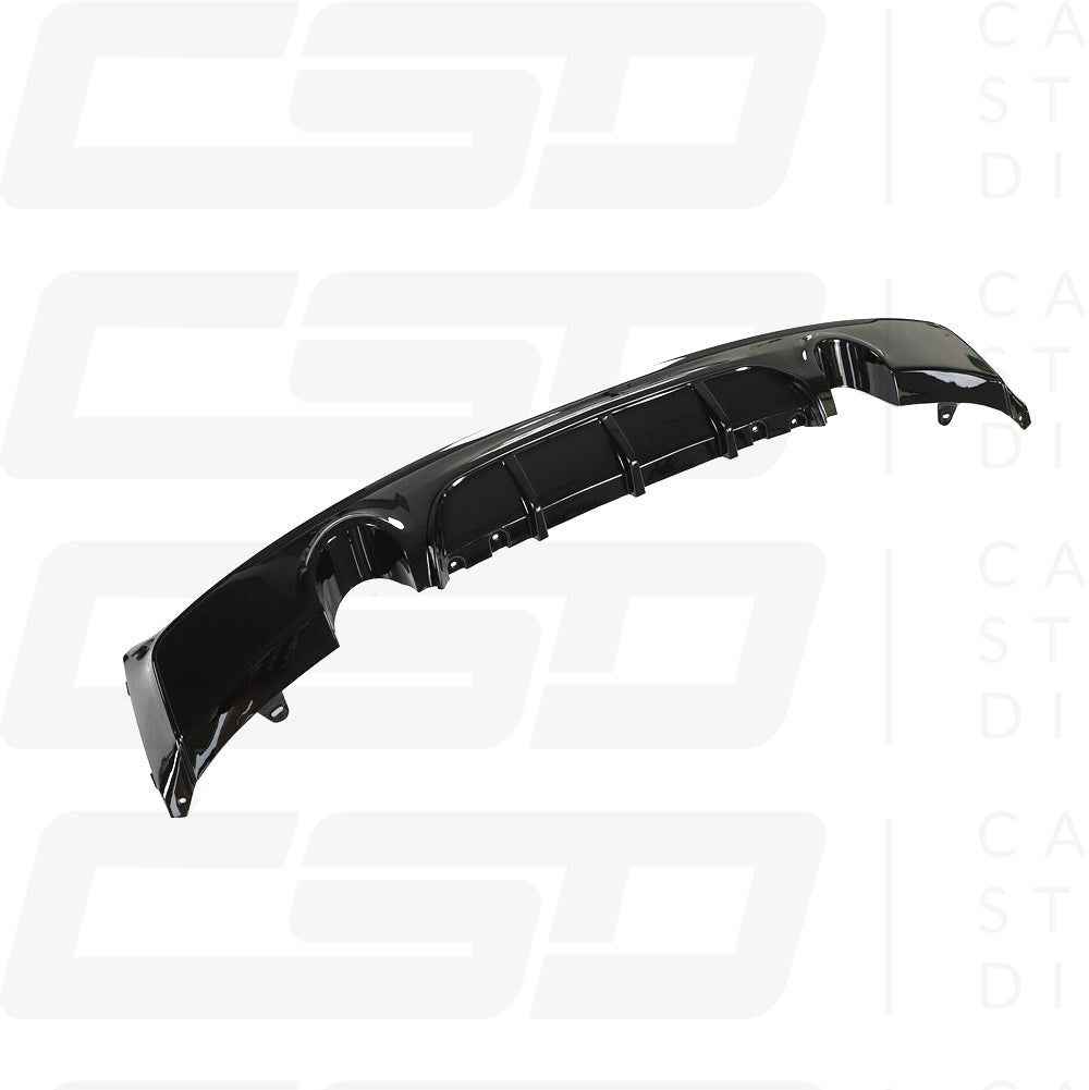 BMW F22 & F23 2 SERIES MP STYLE GLOSS BLACK DUAL EXHAUST DIFFUSER (2014-2020)