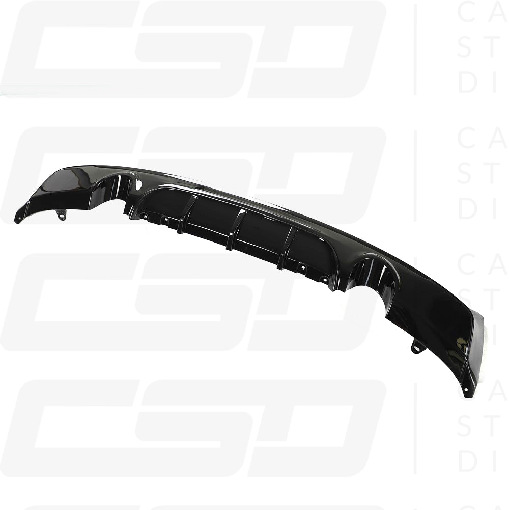 BMW F22 & F23 2 SERIES MP STYLE GLOSS BLACK DUAL EXHAUST DIFFUSER (2014-2020)