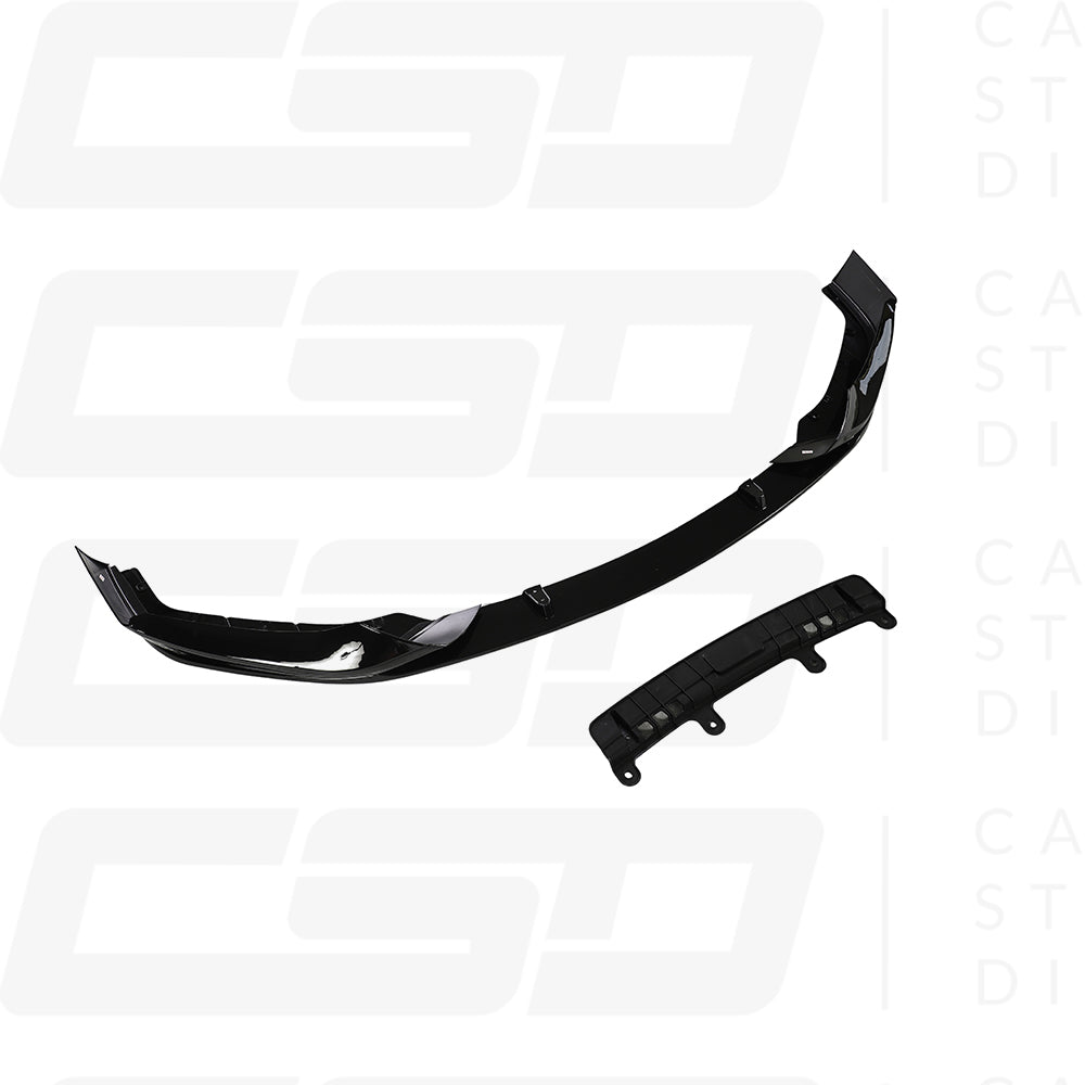 BMW G30 & G31 5 SERIES MP STYLE GLOSS BLACK SPLITTER (2017-2020)