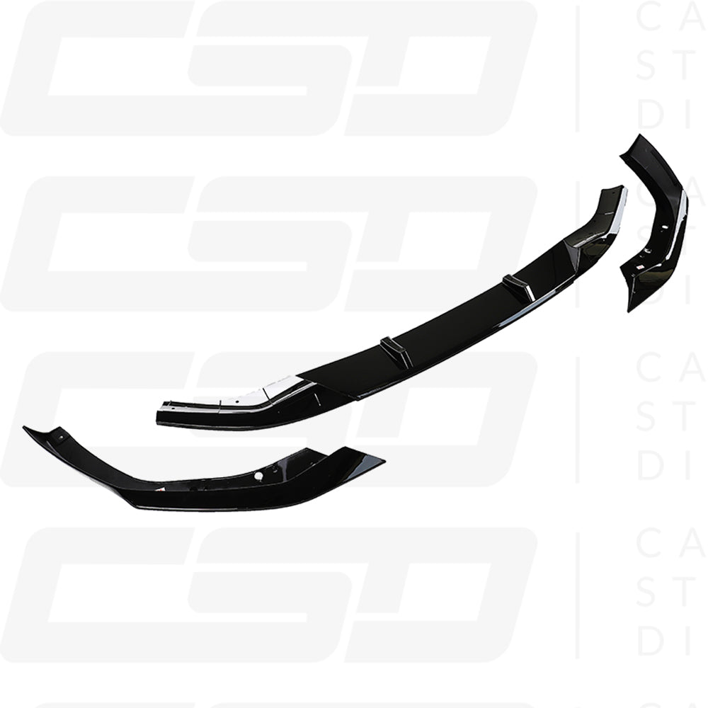 BMW G30 & G31 5 SERIES LCI MP STYLE GLOSS BLACK SPLITTER (2021+)