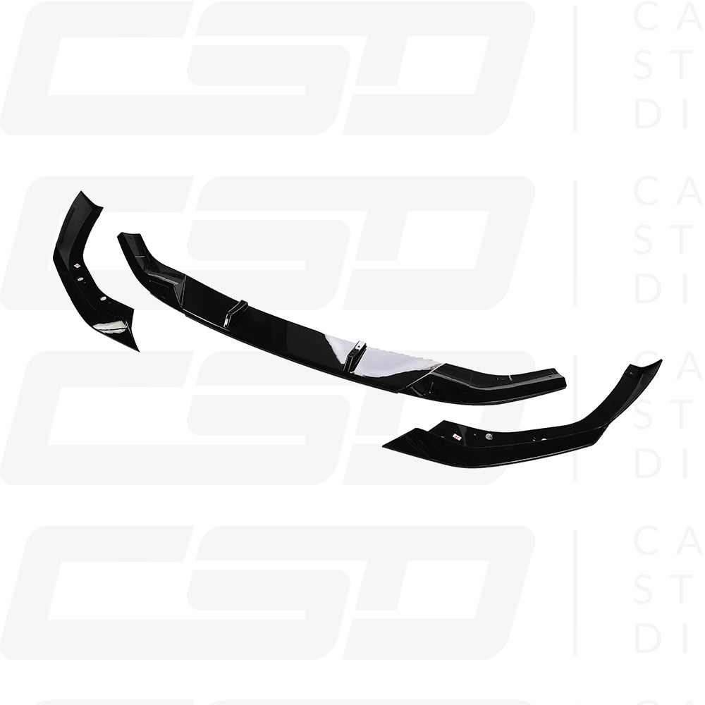 BMW G30 & G31 5 SERIES LCI MP STYLE GLOSS BLACK SPLITTER (2021+)