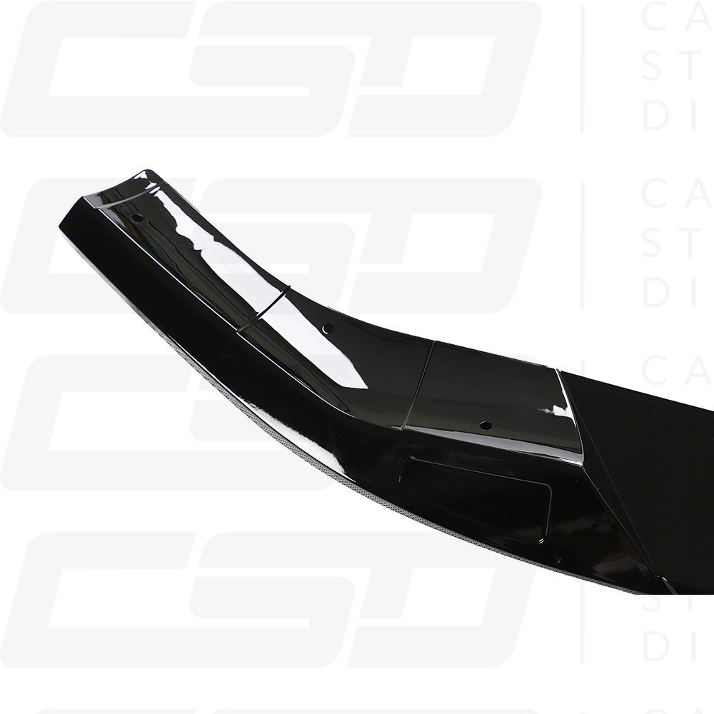 BMW G30 & G31 5 SERIES LCI MP STYLE GLOSS BLACK SPLITTER (2021+)