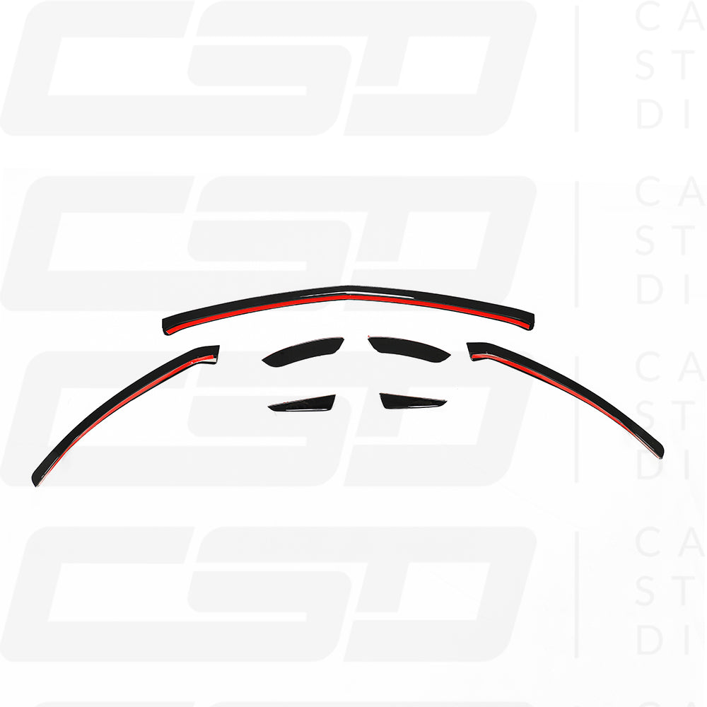 MERCEDES V177 & W177 A-CLASS GLOSS BLACK SPLITTER & CANARDS (2018+)