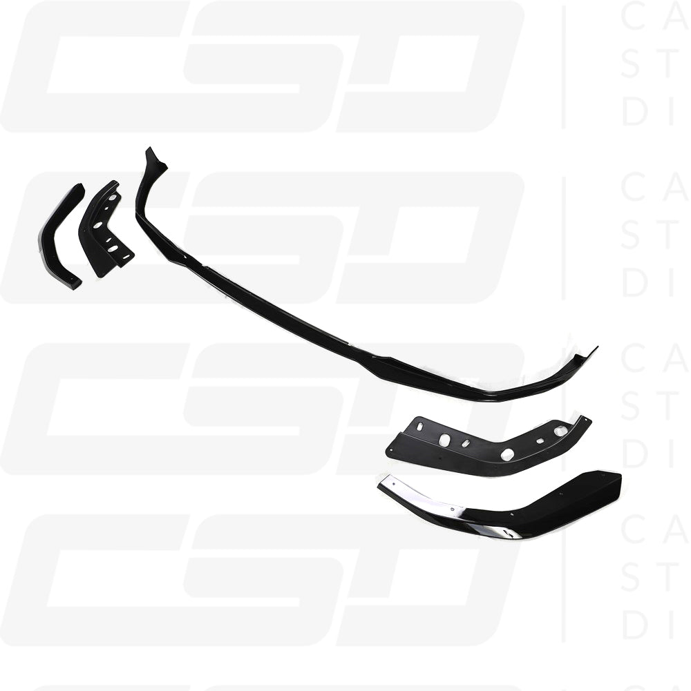 BMW G20 & G21 3 SERIES MP STYLE GLOSS BLACK SPLITTER (2018-2020)