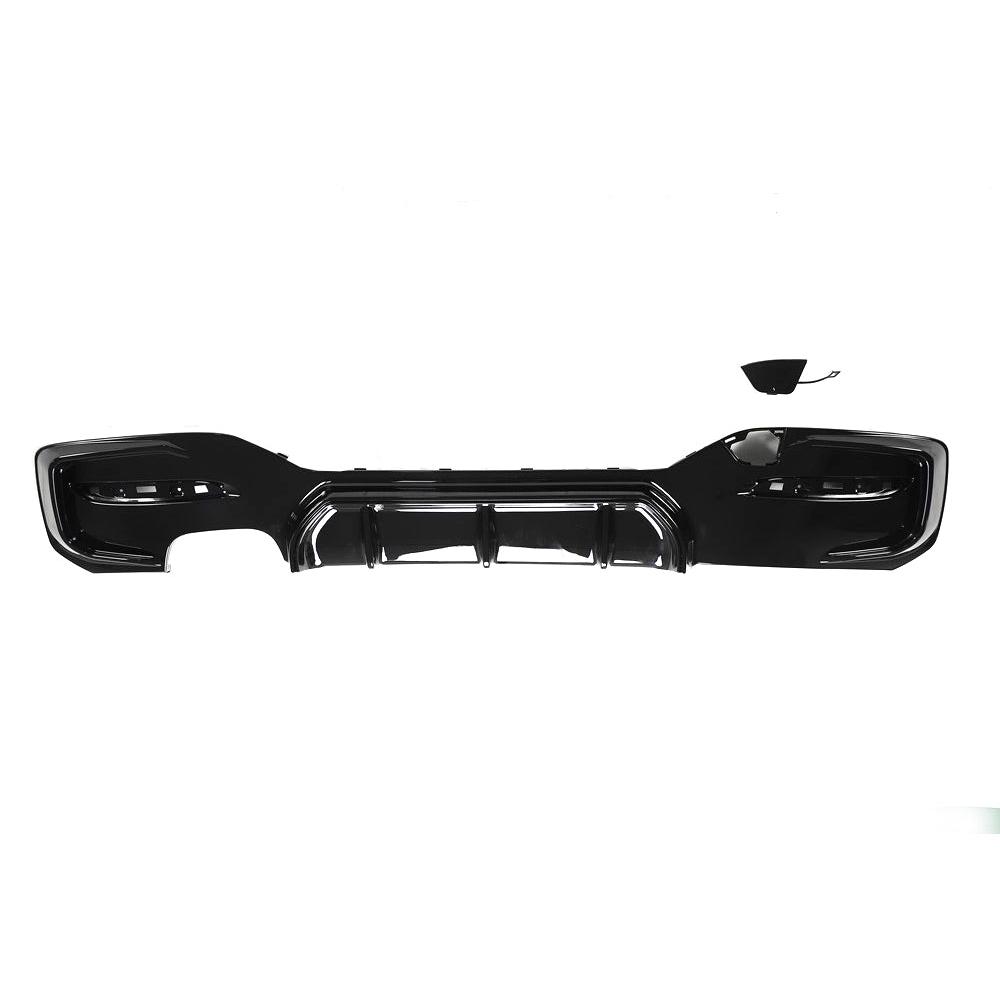 BMW F20 & F21 1 SERIES LCI TWIN LEFT GLOSS BLACK DIFFUSER (2015-2020)