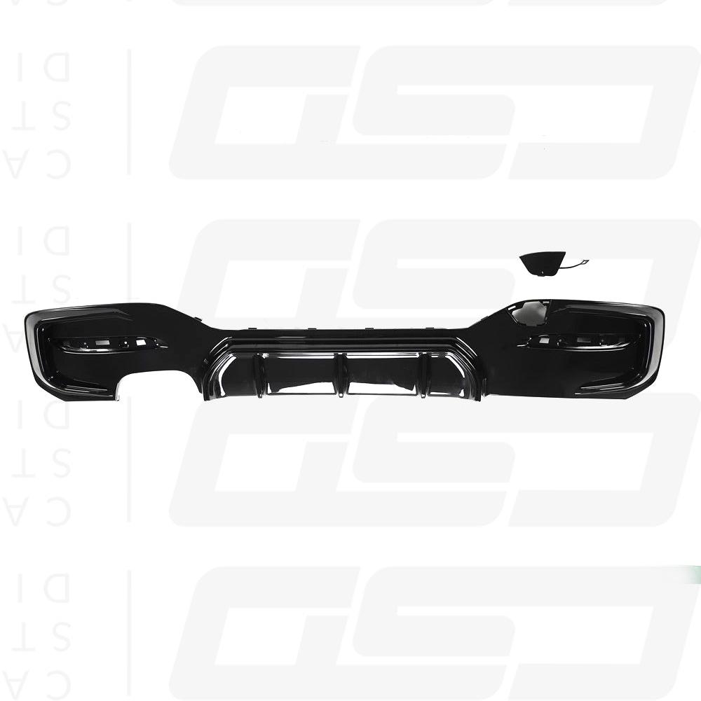 BMW F20 & F21 1 SERIES LCI TWIN LEFT GLOSS BLACK DIFFUSER (2015-2020)