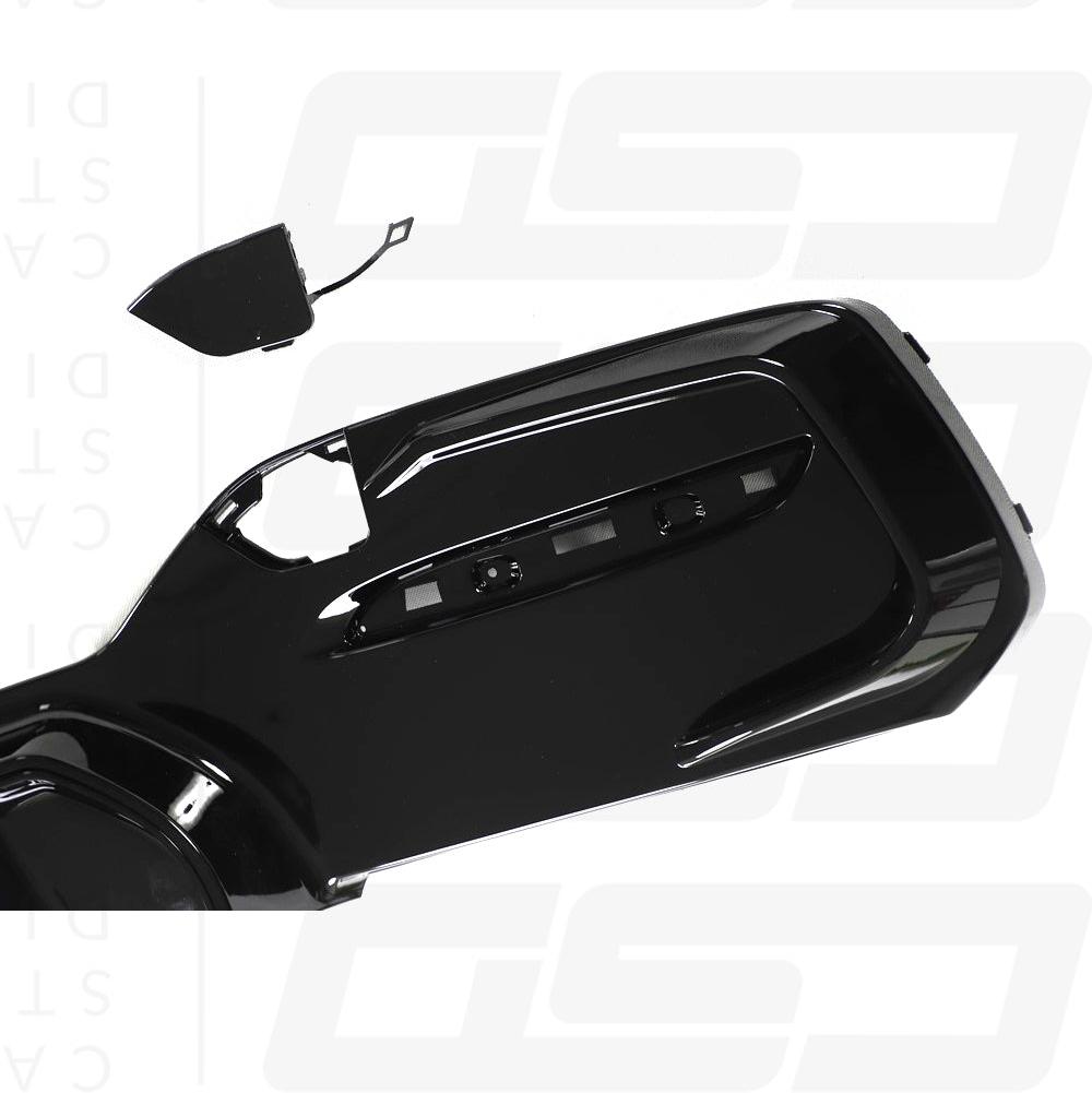 BMW F20 & F21 1 SERIES LCI TWIN LEFT GLOSS BLACK DIFFUSER (2015-2020)