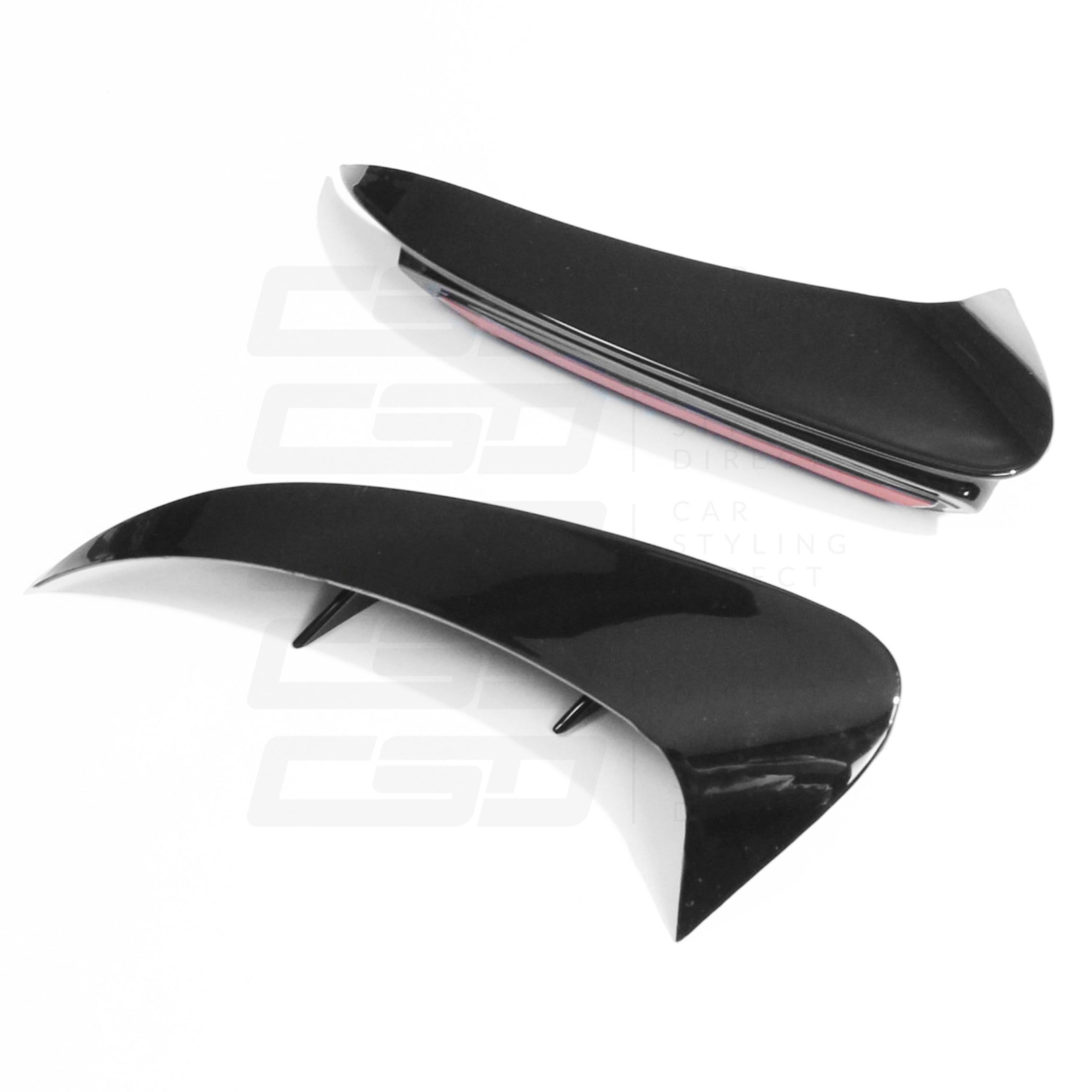 V177 MERCEDES A-CLASS & A35 GLOSS BLACK REAR BUMPER CORNERS (2018+)