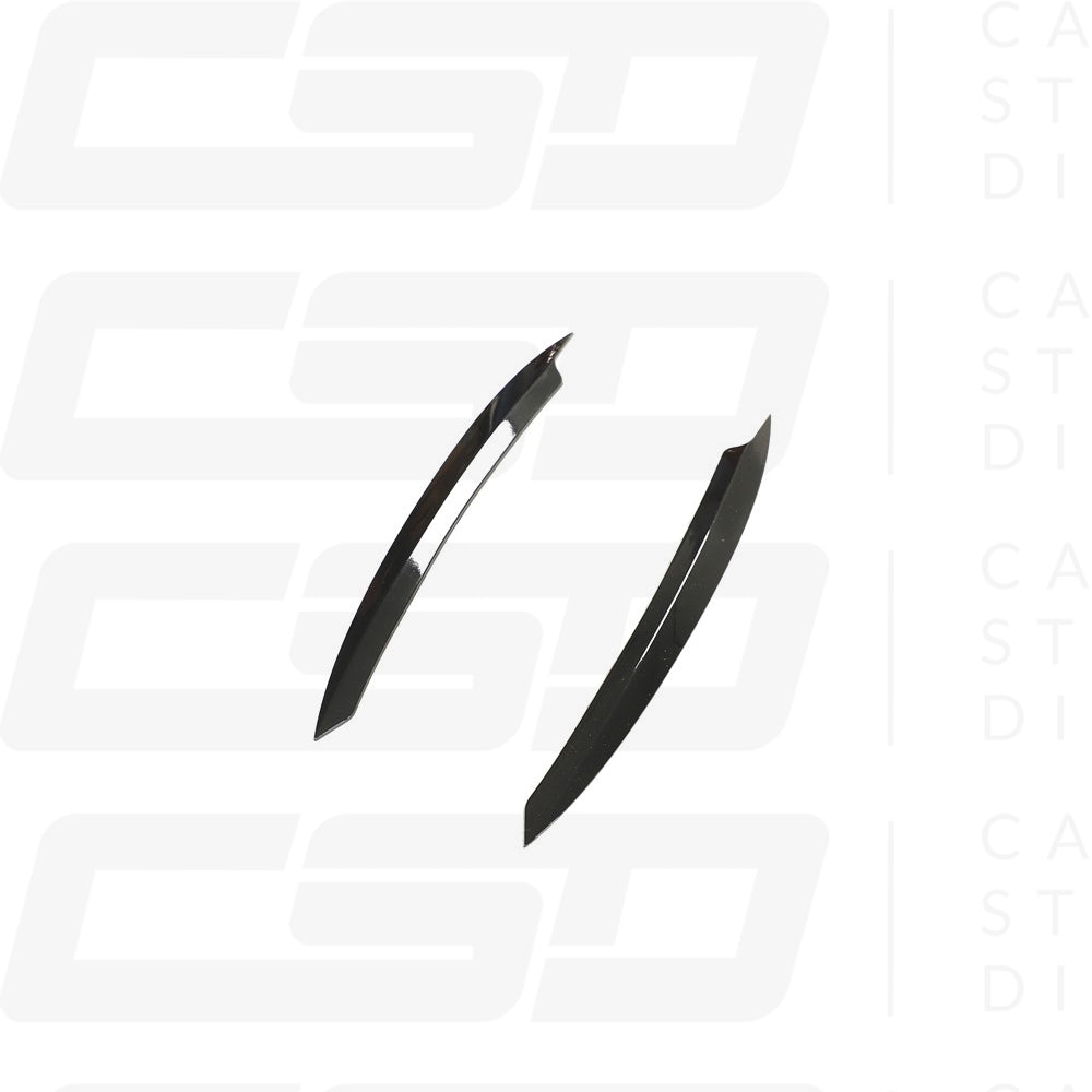 VOLKSWAGEN GOLF MK7 GLOSS BLACK HEADLIGHT EYEBROWS