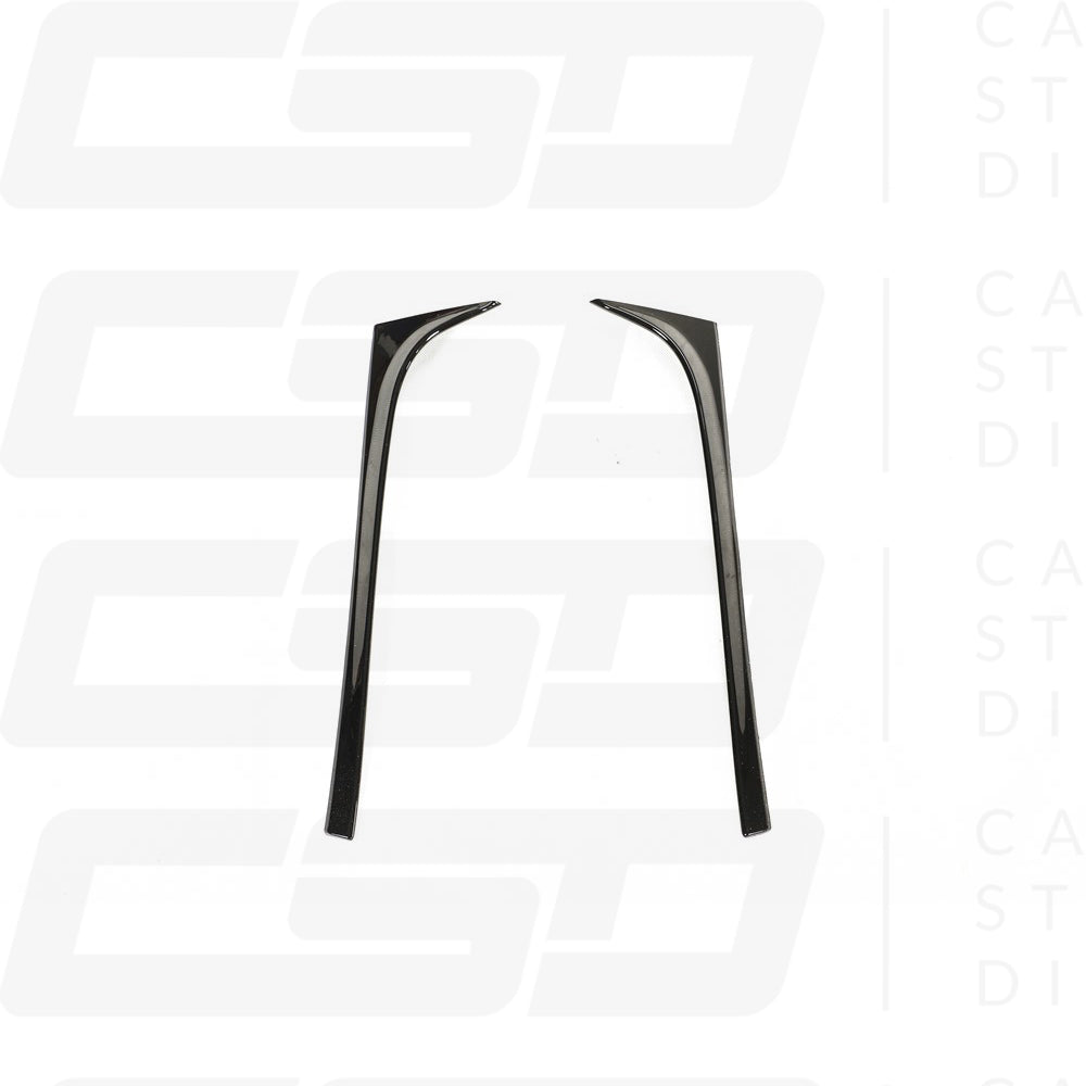 MK6 VOLKSWAGEN POLO GLOSS BLACK REAR WINDOW TRIM (2017-2020)