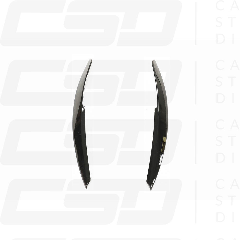 MK5 VOLKSWAGEN POLO GLOSS BLACK HEADLIGHT EYEBROWS (2009-2017)